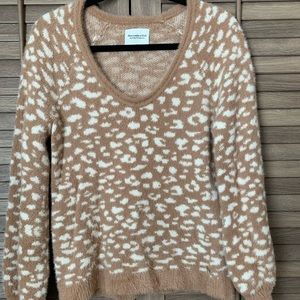 Abercrombie & Fitch Cheetah Sweater